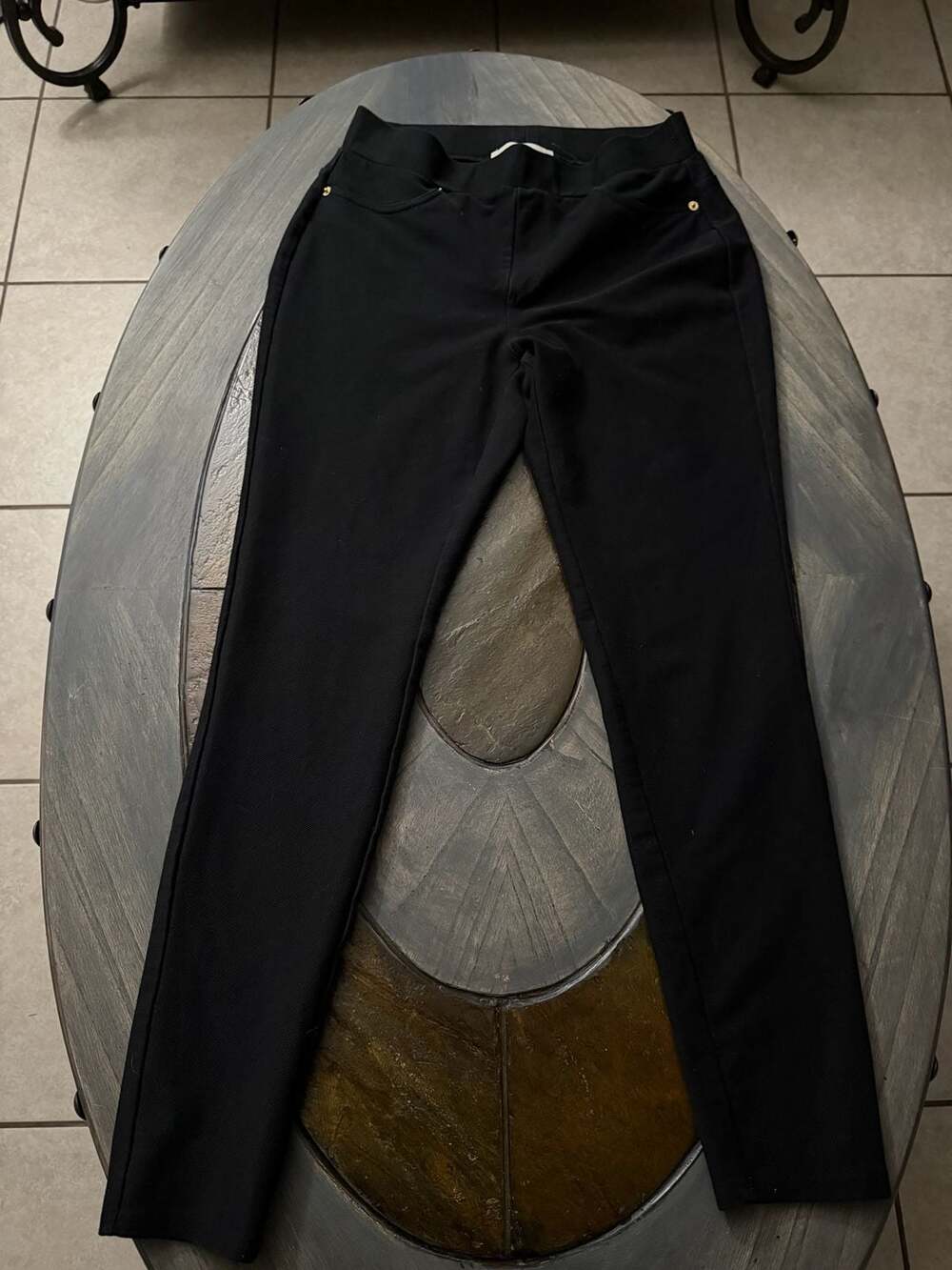 Michael Kors Black Pull-On Pants Size M